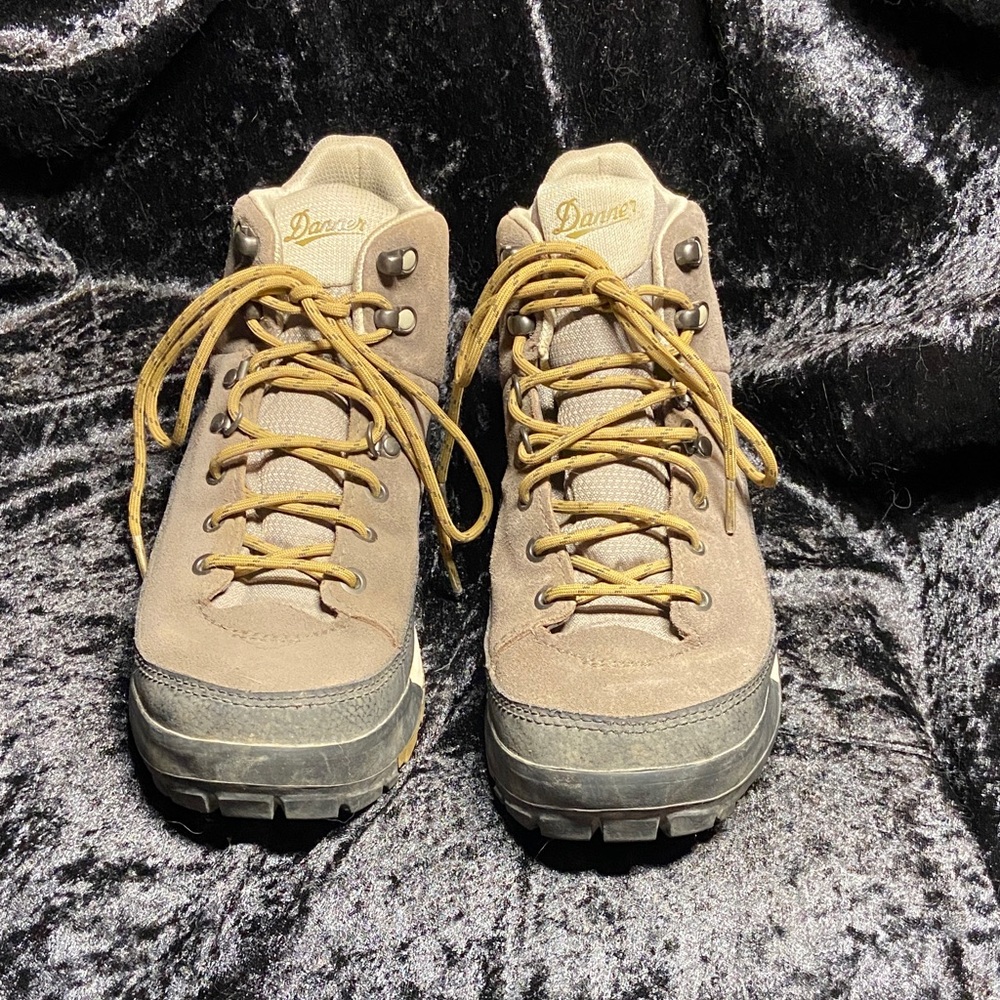 Danner Men's Panorama Mid Waterproof Brown and Gray Hiking Boots